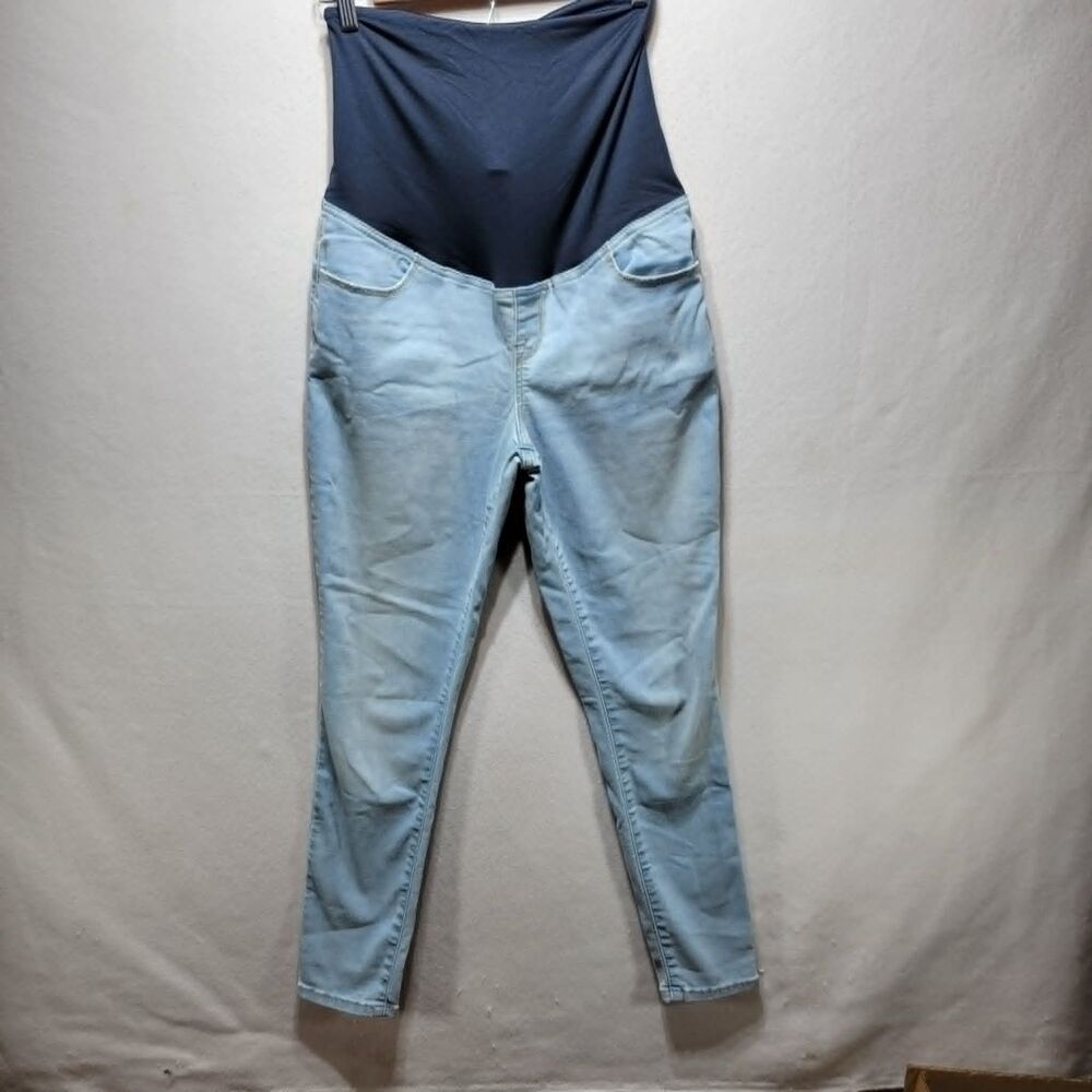 Ingrid And Isabel Maternity Women’s Maternity Pants Size 8 Blue Skinny
